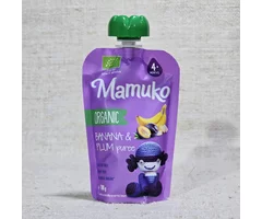 Banana and plum puree ECO 100g