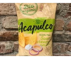 ECO ACAPULCO TORTILLA WITH CREAM AND ONION 125 GR