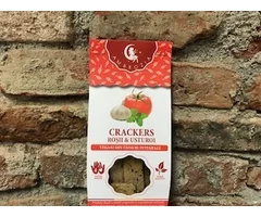 NATURAL CRAKERS WITH TOMATOES AND GARLIC 125 GR