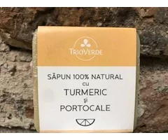 NATURAL SOAP WITH TURMERIC AND ORANGES 110 GR