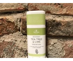 NATURAL SOLID DEODORANT WITH TREE TREE AND LIME 70 GR