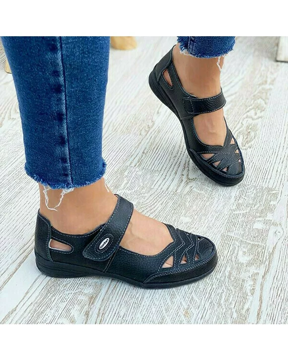 Balerini Piele Naturală Adelle Negri