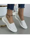 Balerini Piele Naturala Betty2 - Alb 2