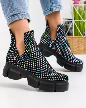 Ghete de vara Piele Naturala Intoarsa Domino POL146