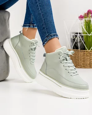 Ghete Imblanite Piele Naturala Barilla AW420