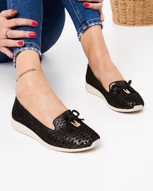 Pantofi Casual Aramii Piele Naturala Cu Accesoriu Metalic AK0206