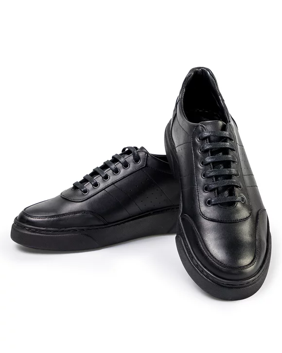 Pantofi Casual Barbati Piele Naturala Negri IN750A