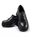 Pantofi Casual Dama Piele Naturala Negri PC837 6