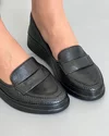 Pantofi Casual De Dama Negri Piele Naturala Perforati AK1100 5