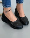 Pantofi Casual Negri Piele Naturala XH-3071