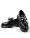 Pantofi Casual Piele Naturala Negri IN5007 5