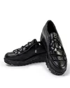 Pantofi Casual Piele Naturala Negri IN510 6