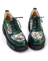 Pantofi Casual Piele Naturala Verzi IN505 5