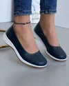 Pantofi Dama Bleumarin Piele Naturala PL-016 3