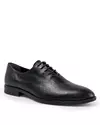 Pantofi din piele naturala eleganti de barbat cu siret cerat negri PC724 1