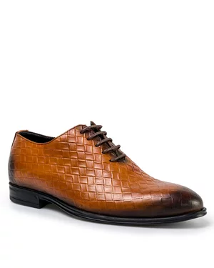 Pantofi Eleganti Barbati Piele Naturala Maro Deschis IN913