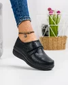 Pantofi Negri Casual Piele Naturala F002-56 3