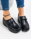 Pantofi Negri Casual Piele Naturala F002-56 4