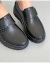 Pantofi Piele Natuala Casual Negri XH-2520 4