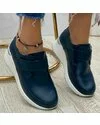 Pantofi Piele Naturala Adela - Bleumarin 3