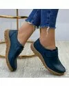 Pantofi Piele Naturala Ana - Bleumarin 3