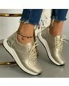 Pantofi Piele Naturala Arya - Aurii 2