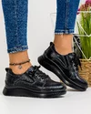 Pantofi Piele Naturala Casual Negri JY-5500 1