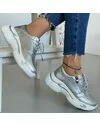 Pantofi Piele Naturala Dora2 - Silver 5