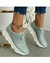 Pantofi Piele Naturala Mable - Albastri 3