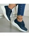 Pantofi Piele Naturala Maysa - Bleumarin 2