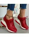 Pantofi Piele Naturala Ruby - Rosii 4