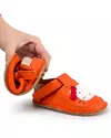 Pantofi primii pasi portocalii cu forma pisicuta PCC11 1