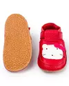 Pantofi primii pasi rosii cu forma pisicuta PCC11 4