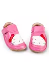 Pantofi primii pasi roz deschis cu forma pisicuta PCC11 2