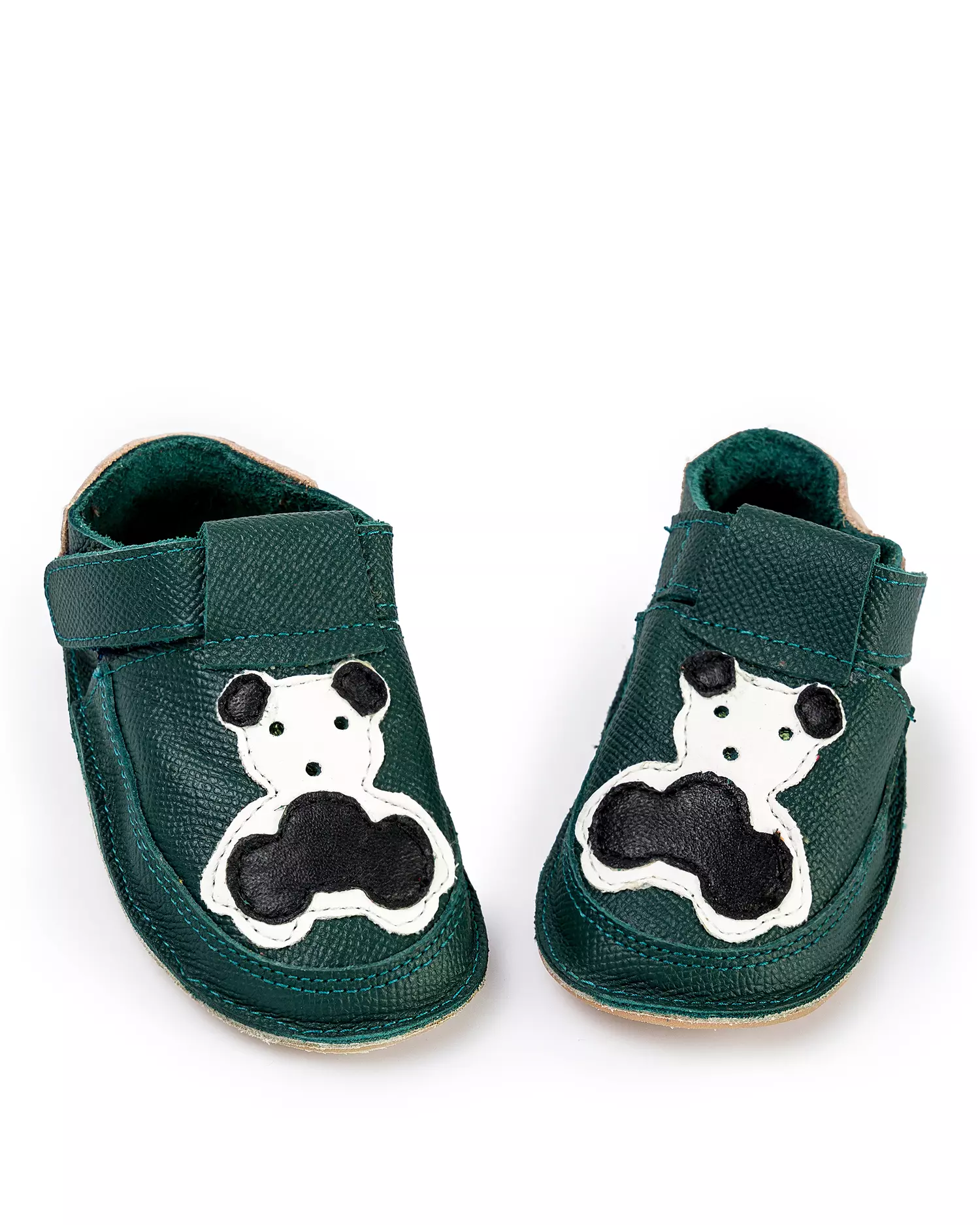 pantofi-primii-pasi-verde-inchis-cu-forma-ursulet-pcc12-46605-2.webp