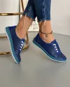 Balerini piele naturala albastri MM130-4 2