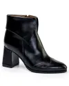 Botine Captusite Piele Naturala Negre WIZ06B 5