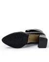 Botine Captusite Piele Naturala Negre WIZ06B 7