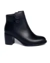 Botine Piele Naturala Captusite Negre VN2238 1