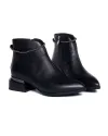 Botine Piele Naturala Negre Captusite VN2293 2