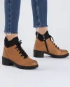 Ghete Din Piele Naturala Camel Imblanite AK25 1