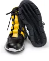 Ghete Imblanite Copii Negru Cu Galben PCC020 3