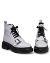 Ghete Inalte Imblanite Piele Naturala Gri WIZ02 4