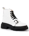 Ghete Piele Naturala Albe WIZ02N 3