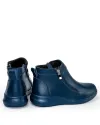 Ghete Scurte Imblanite Dama Piele Naturala Bleumarin SD-317 7