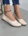Mocasini Bej Cu Cusatura Decorativa Piele Naturala VK1024-9A 3