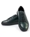 Pantofi Casual Barbati Piele Naturala Verzi IN755 2