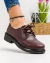 Pantofi Casual Din Piele Naturala Cafeniu Inchis JBS123 3