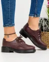 Pantofi Casual Din Piele Naturala Cafeniu Inchis JBS123 4