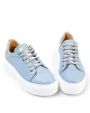 Pantofi Casual Piele Naturala Albastri IN504 7
